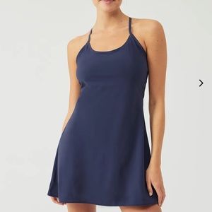 Outdoor Voices navy blue exercise dress S